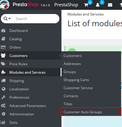 Modifier une commande - PrestaShop 1.7 documentation